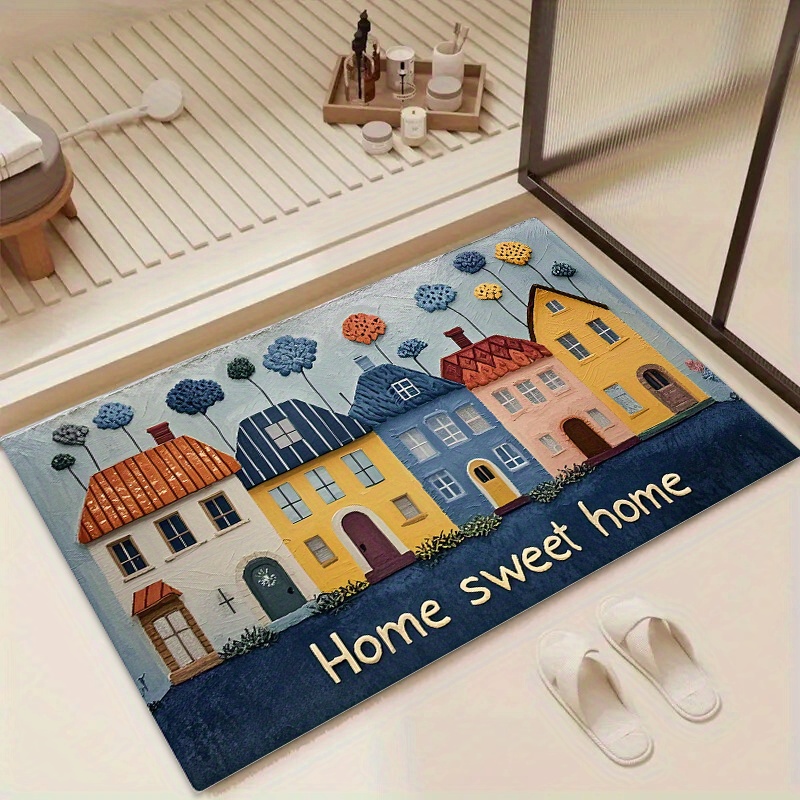 Commercial Printing House - Alfombra de franela para la puerta