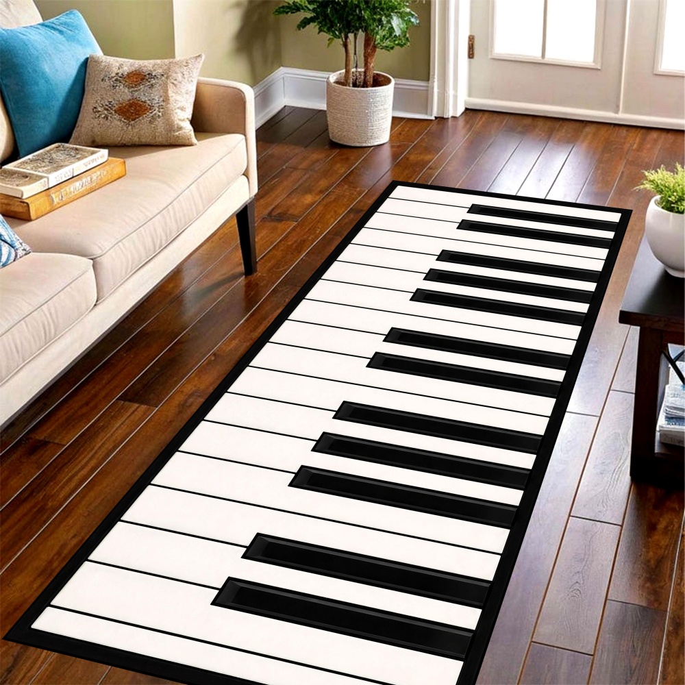 Commercial Printing House - Alfombra clásica con diseño de teclas