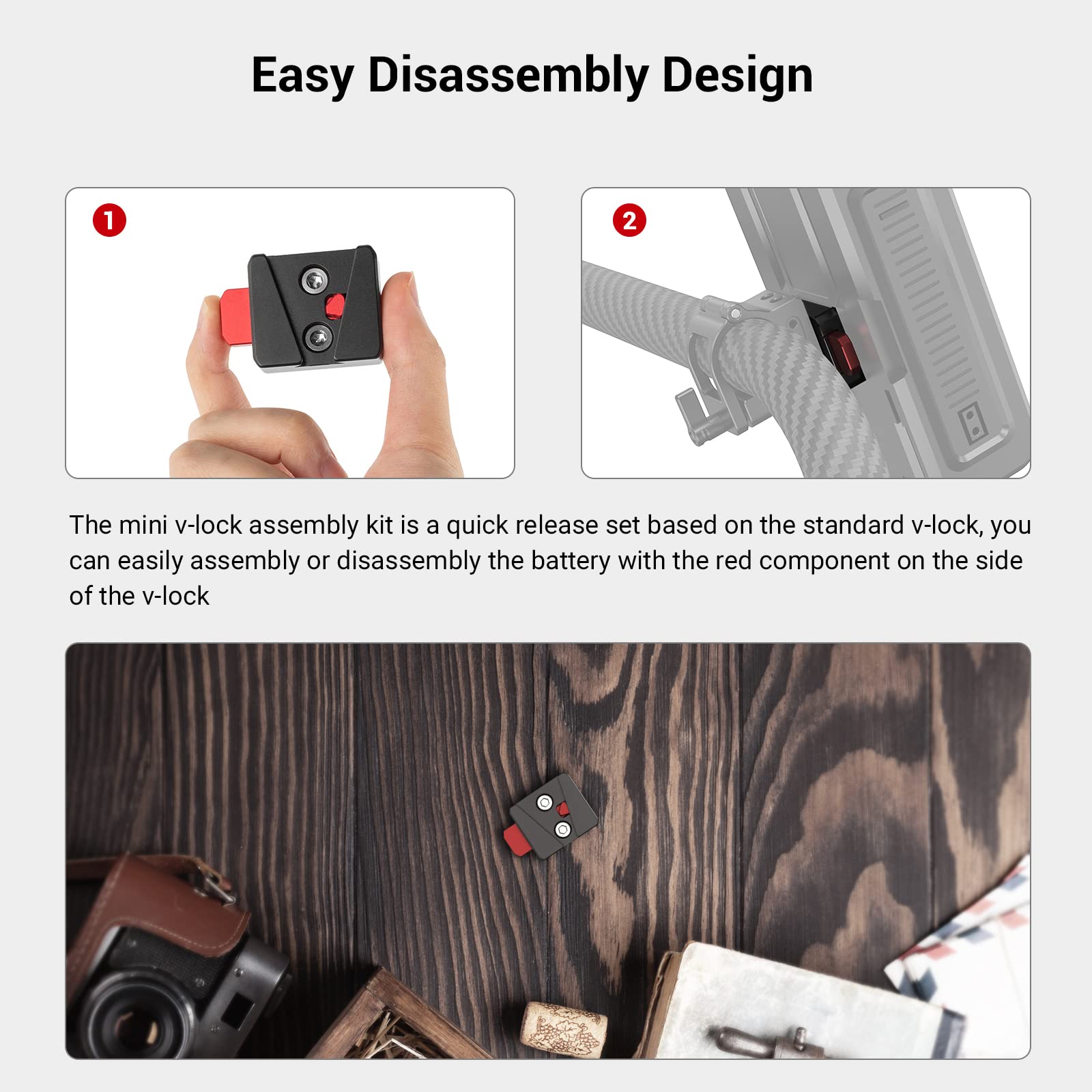 Kit de montaje SmallRig Mini V - Ctp Plate Making reseña y precio
